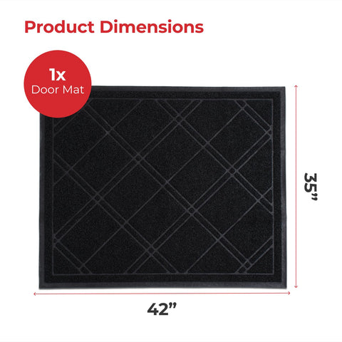 SlipToGrip DuraLoop dirt capture mat traps debris at thresholds.