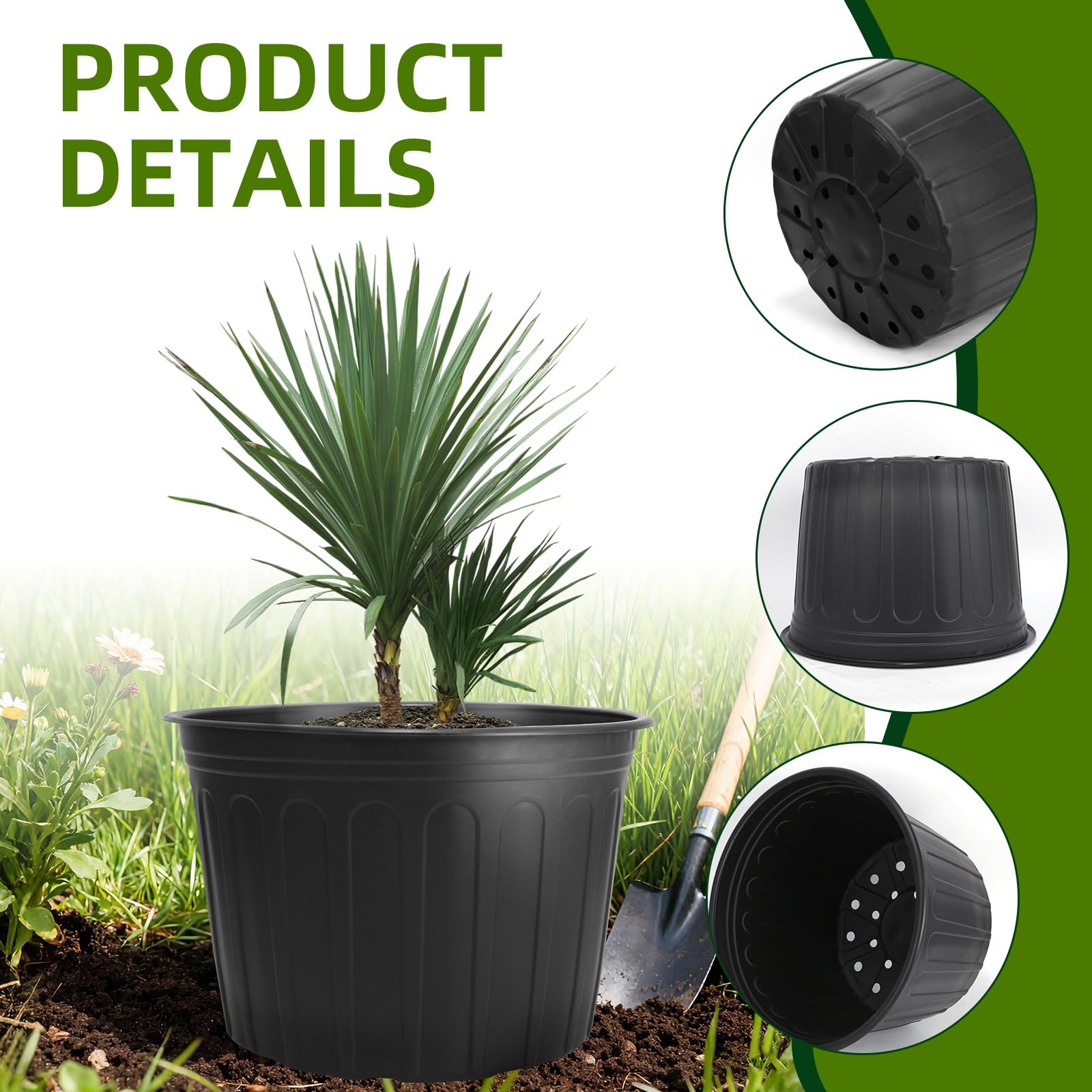 SLMKHHU seedling transplant container suitable for herbs and young plants.