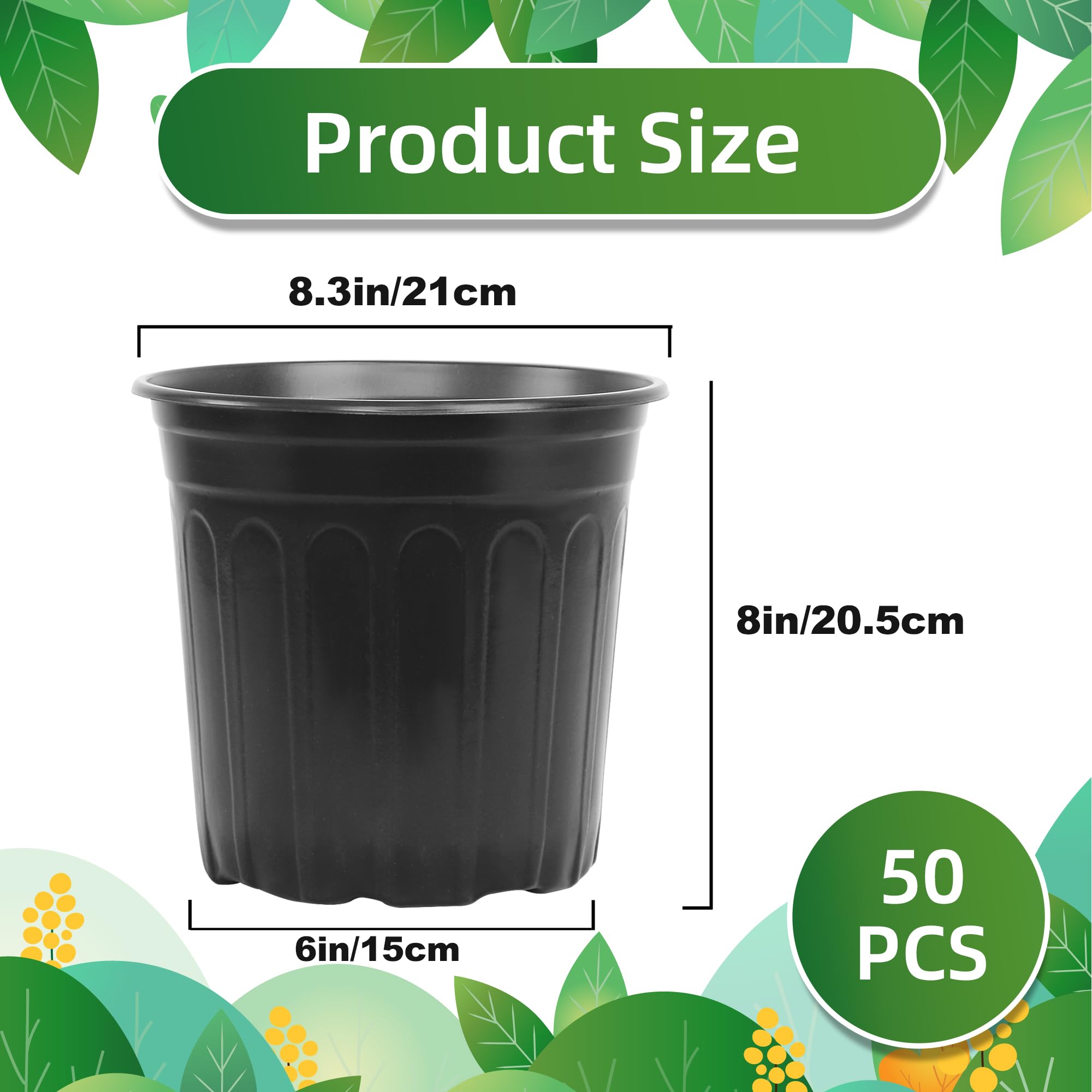 SLMKHHU thickened soft plastic pots support reuse and resist cracking during gardening.