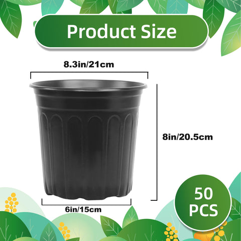 SLMKHHU thickened soft plastic pots support reuse and resist cracking during gardening.
