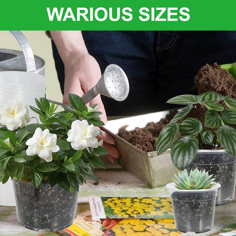 SLMKHHU transparent design enables quick moisture checks and root health view.