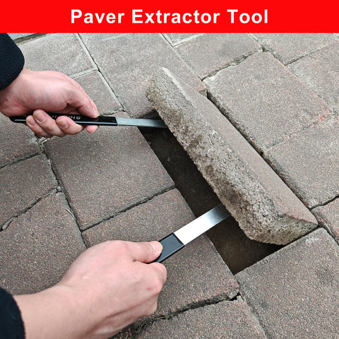 Warning: not for adhesive-fixed pavers or concrete-set pieces