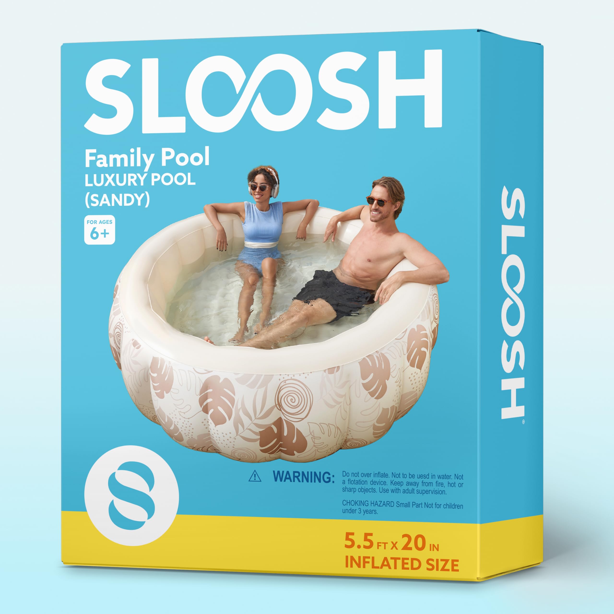 SLOOSH pool provides a welcoming social spot for a summer party