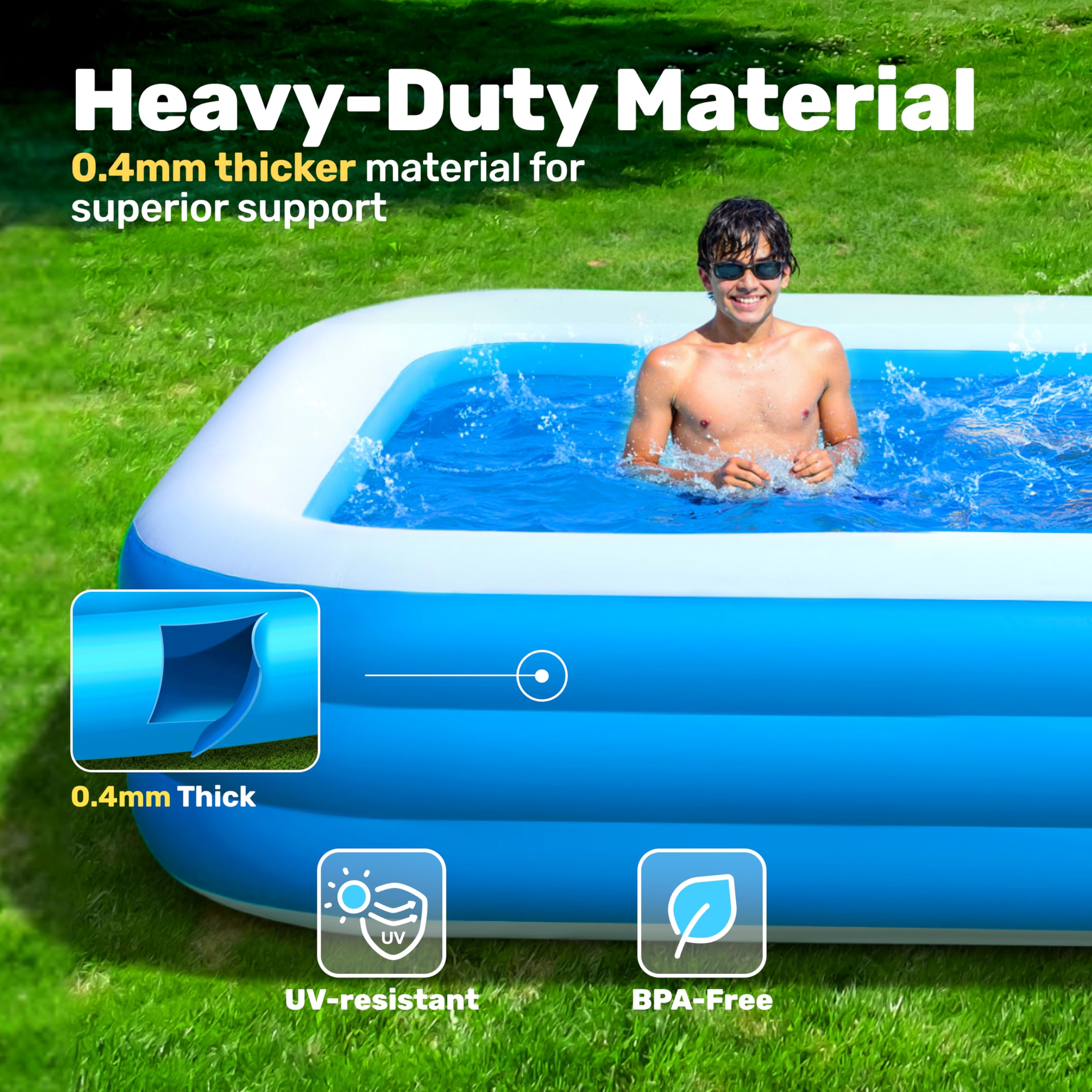 Sloosh pool featuring cup holders for beverages
