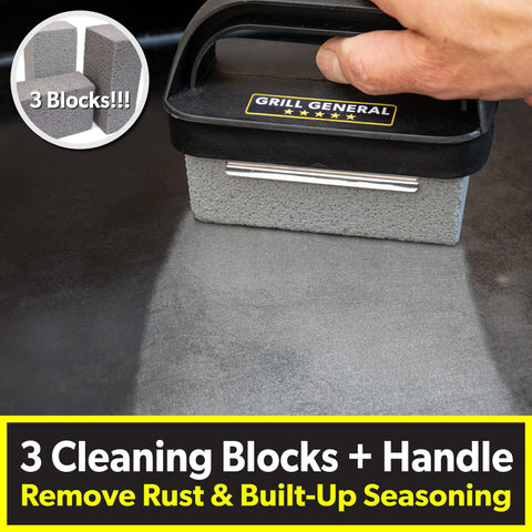 SLOTDOG heavy-duty scrub pads remove residue from grates