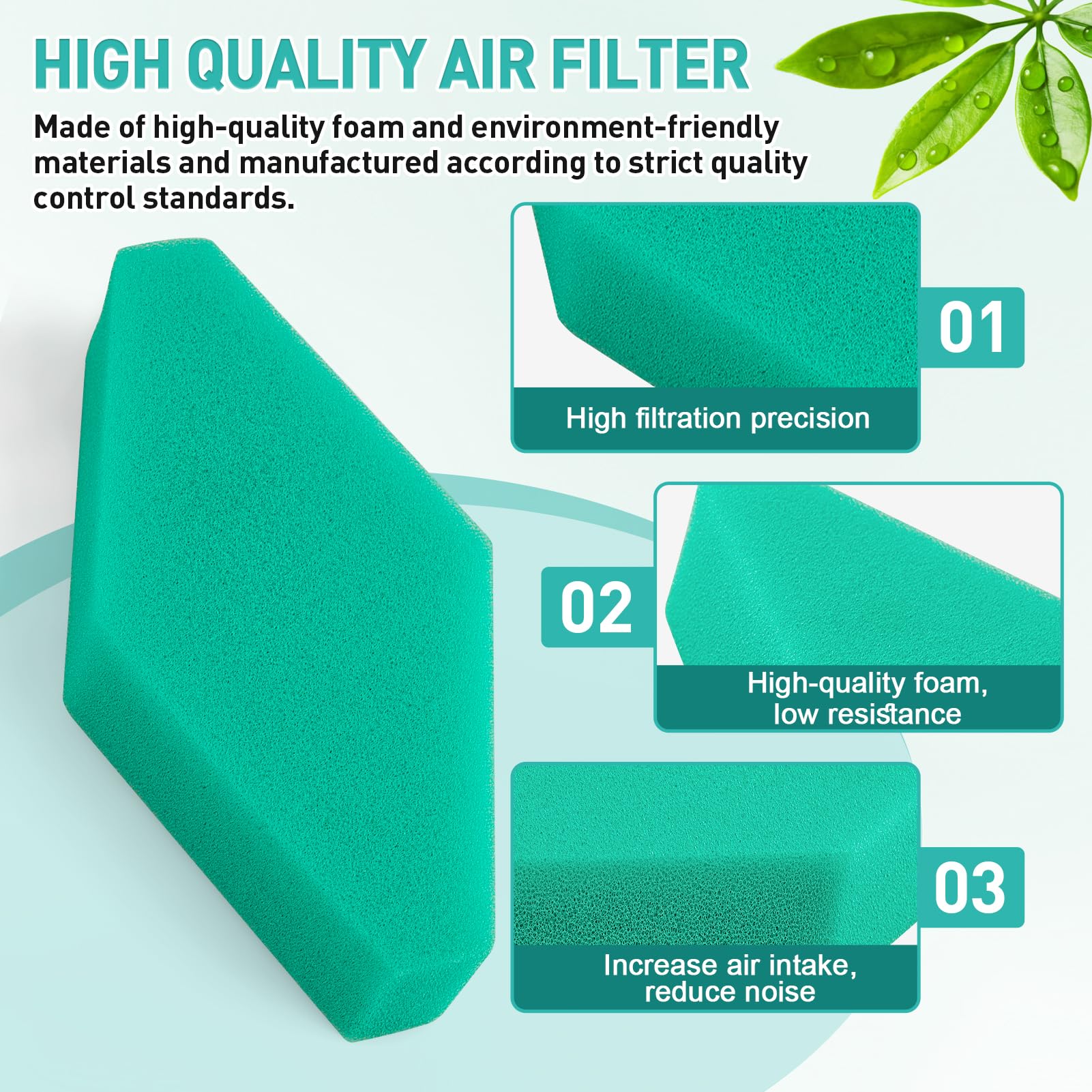 Slother 797301 air filter outer frame detail highlights sturdy construction.