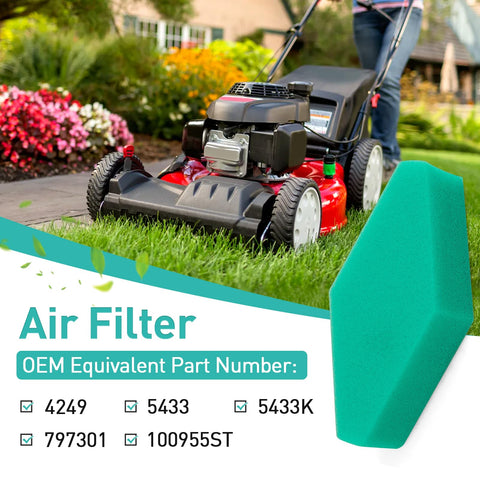 Slother 797301 air filter 2-pack ready for quick replacement.