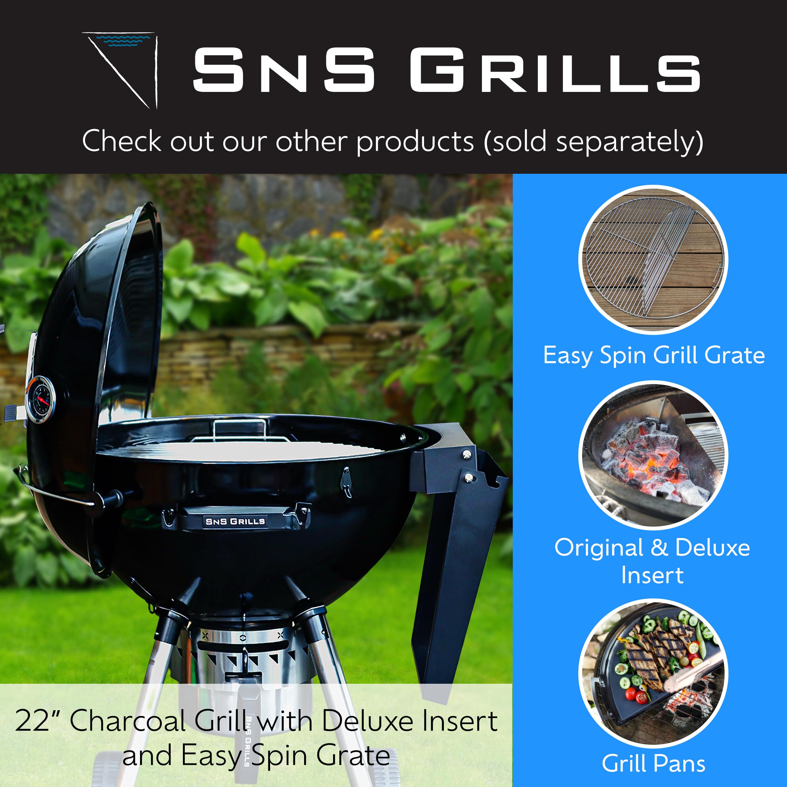 Slow N Sear easy-install charcoal basket upgrades your backyard BBQ performance.
