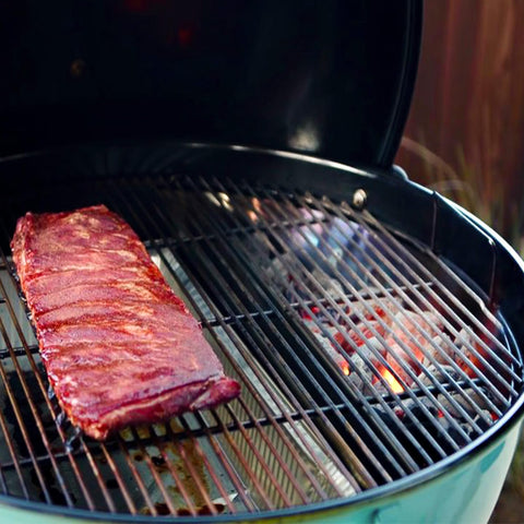 Slow N Sear XL insert in stainless steel for durable grilling performance