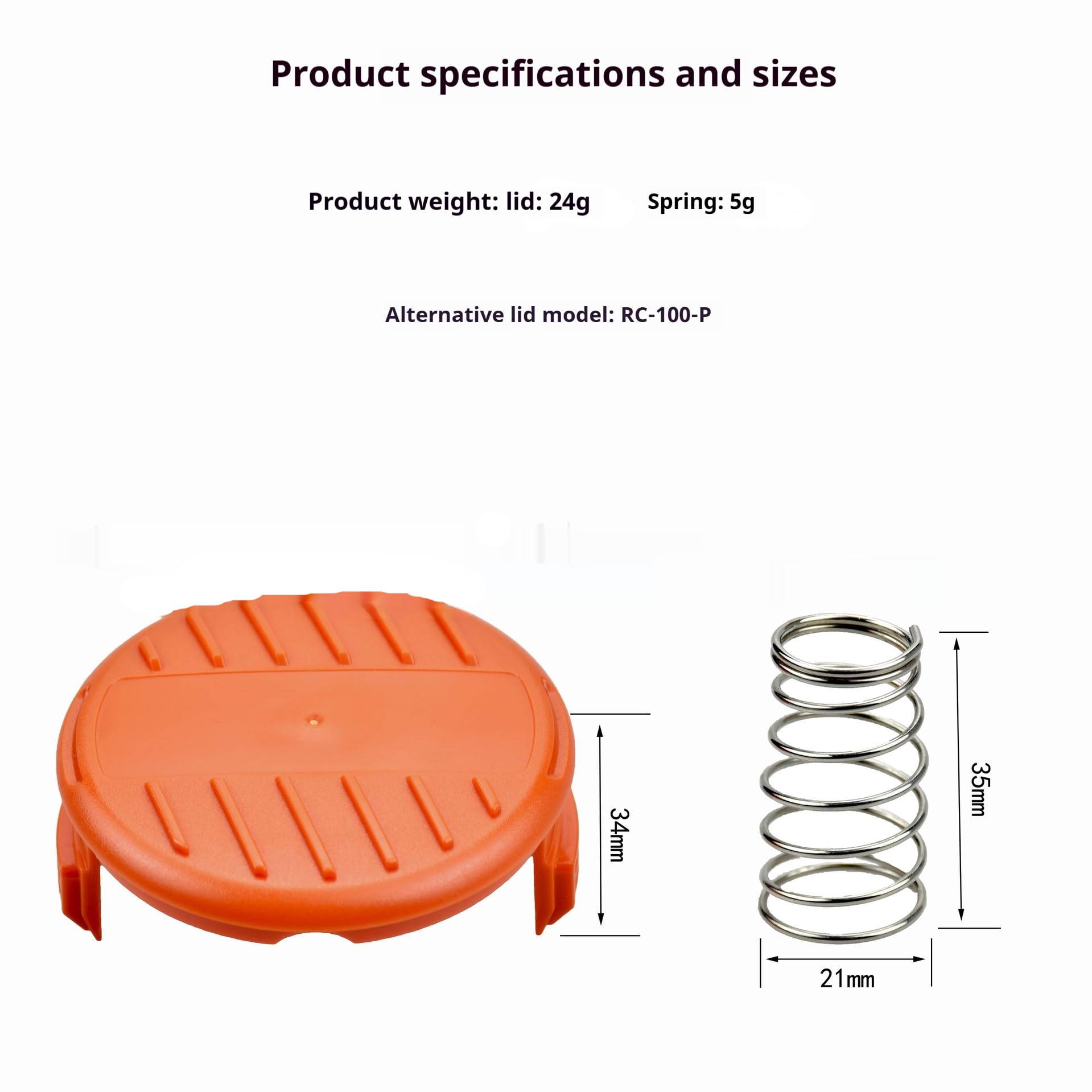 SLTG2020 AF100 spool includes a bonus cap for quick replacements.