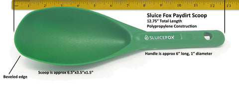 Sluice Fox ergonomic handle improves grip during long digging sessions