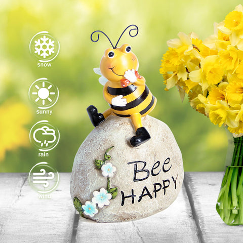 Smadeer bee decor for garden, balcony, yard, porch or windowsill.