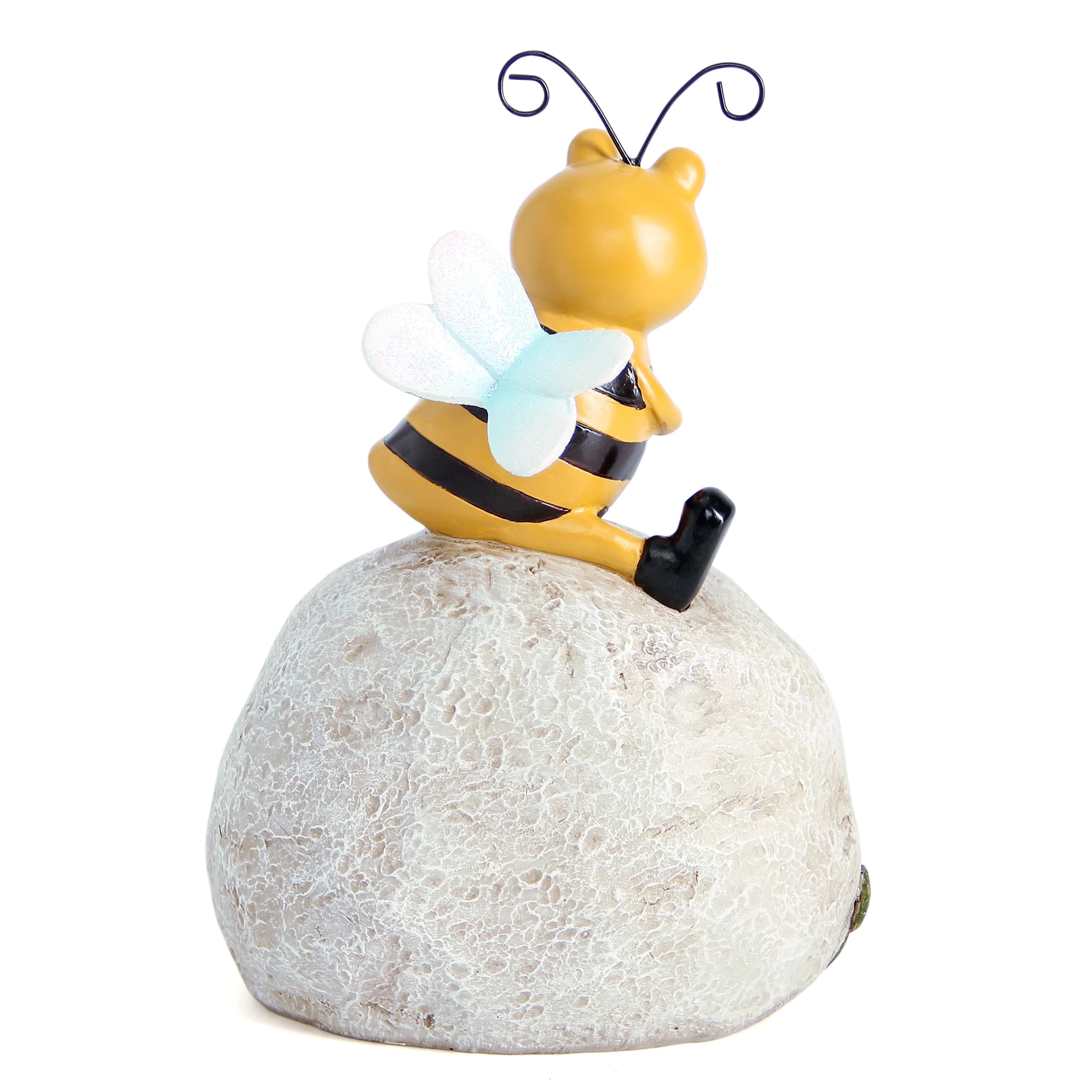 Smadeer bee sculpture suits desks or shelves as a year-round decor accent.