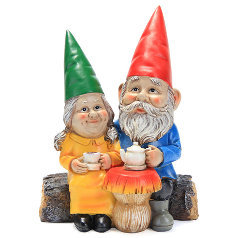 Smadeer romantic gift gnome statue ideal for anniversaries