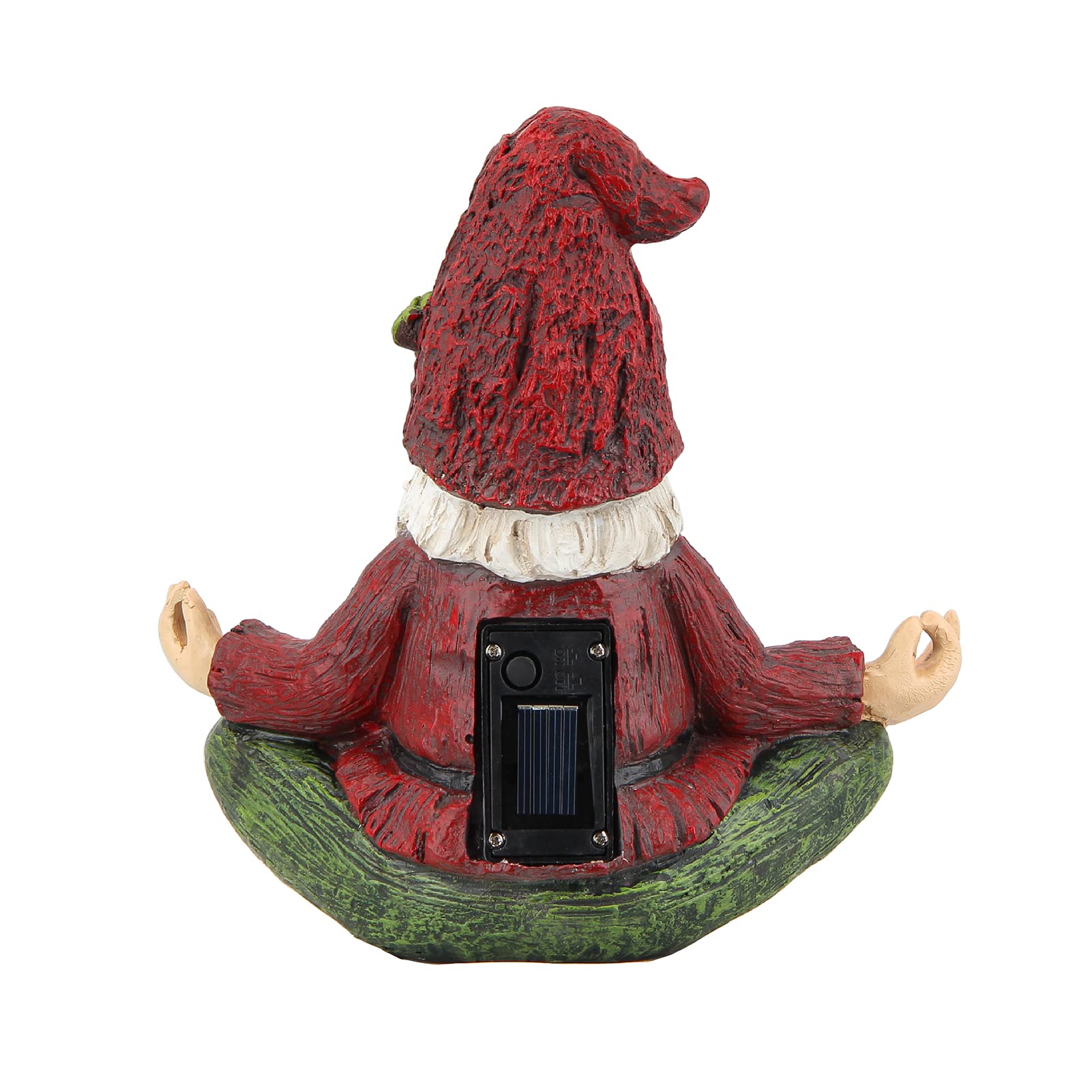 Smadeer solar lighted gnome enhances garden pathways at night