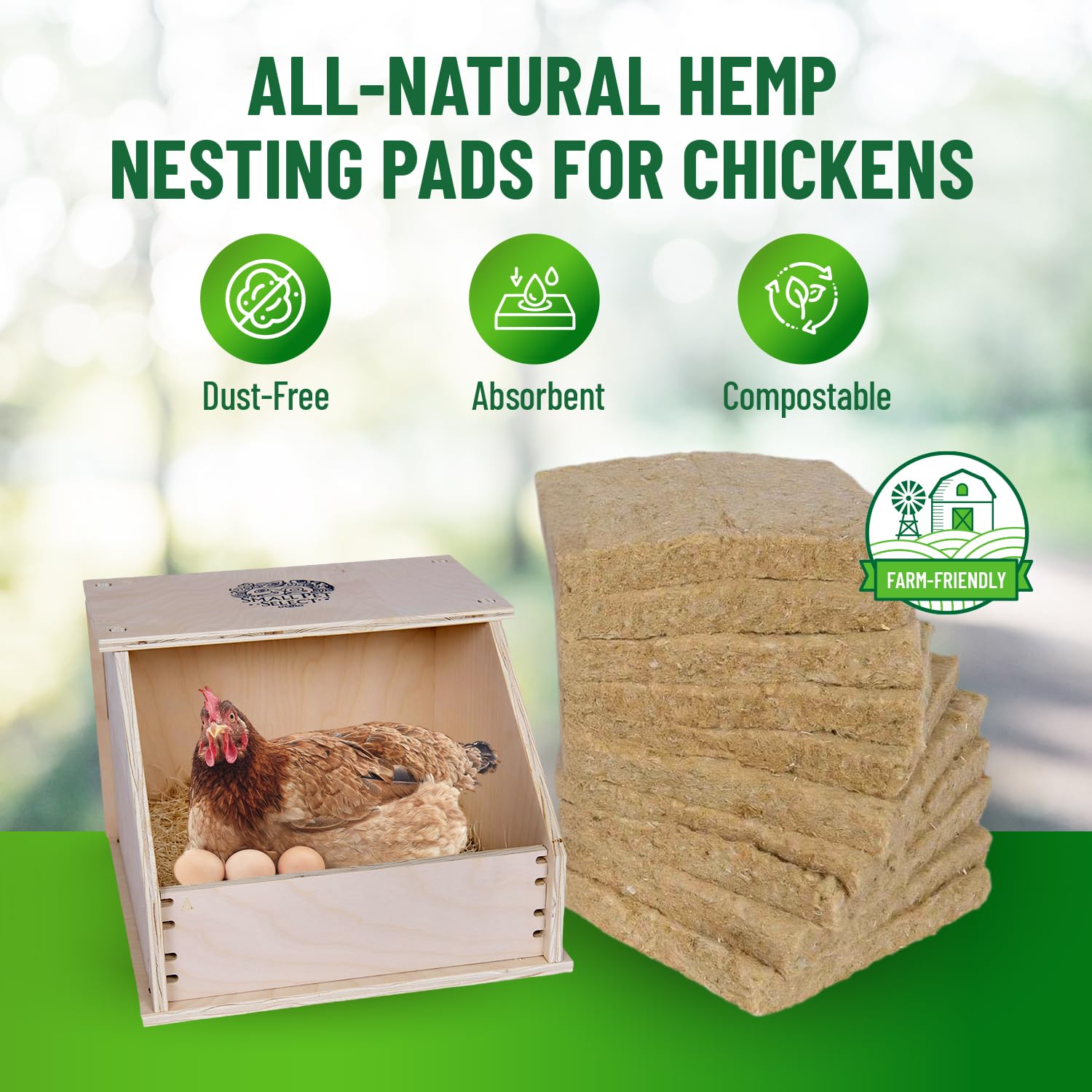 Small Pet Select hemp fiber close-up shows absorbent texture for odor control.