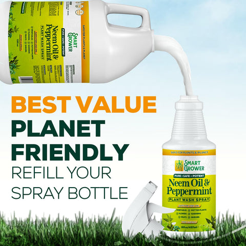 Smart Grower mist evenly covers leaves for thorough application