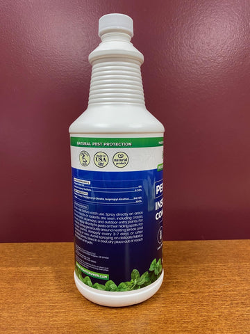 Smart Grower peppermint oil label emphasizing safe, ready-to-use formula