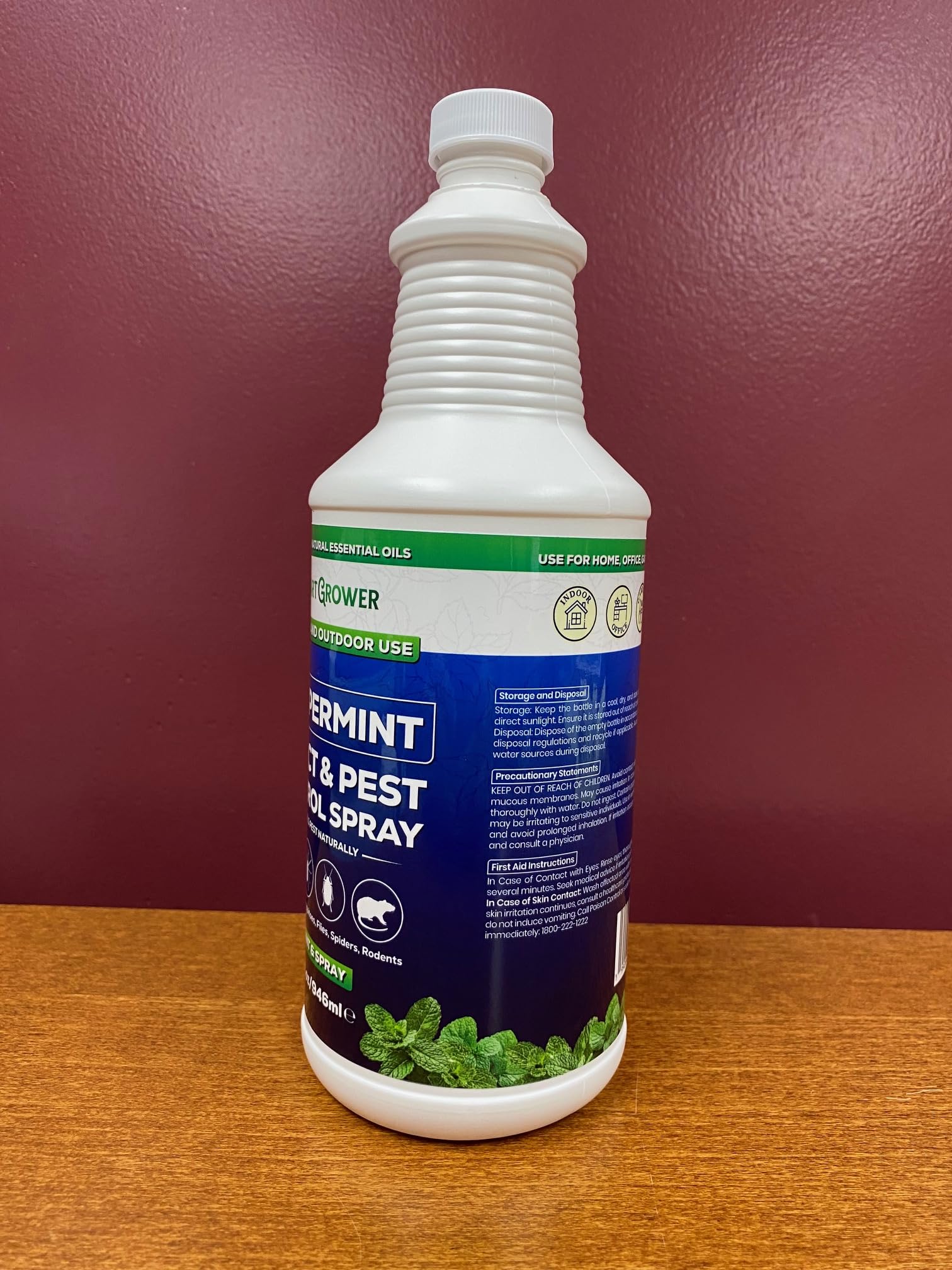 Smart Grower peppermint oil strong formula for long-lasting deterrence