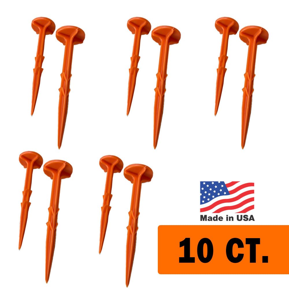 Smart Spring recycled resin survey marker orange designed for outdoor durability