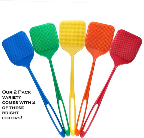 Smart Swatter assorted colors pack for quick identification and use.