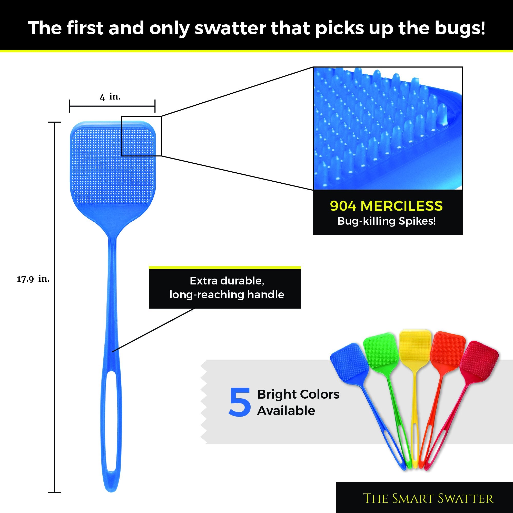 Smart Swatter in kitchen scene ready to tackle a fly.