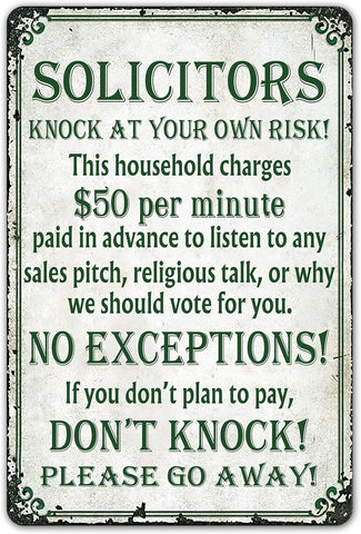 SmartCows front porch sign offers a playful deterrent and easy mounting.
