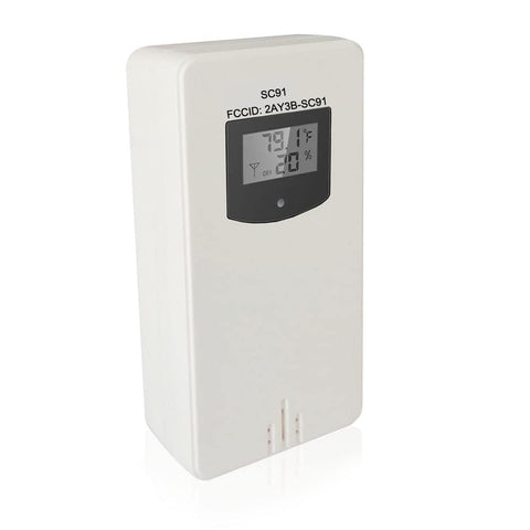 SMARTRO indoor-outdoor thermometer display provides clear temps and humidity for home comfort.