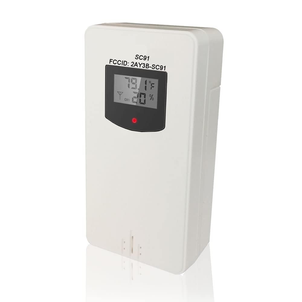 SMARTRO outdoor sensor in use monitors environment for accurate outdoor data.