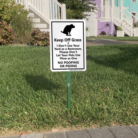 SmartSign 10x7 inch sign with durable 40 mil aluminum.