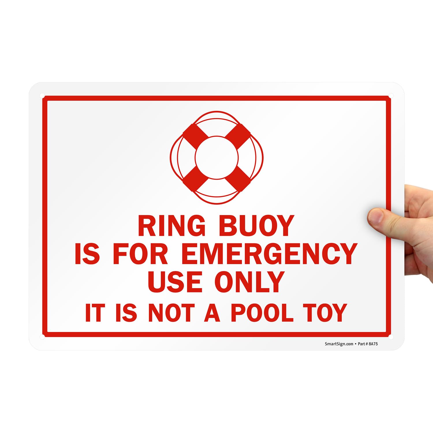 SmartSign aluminum durable outdoor sign with long-lasting visibility.