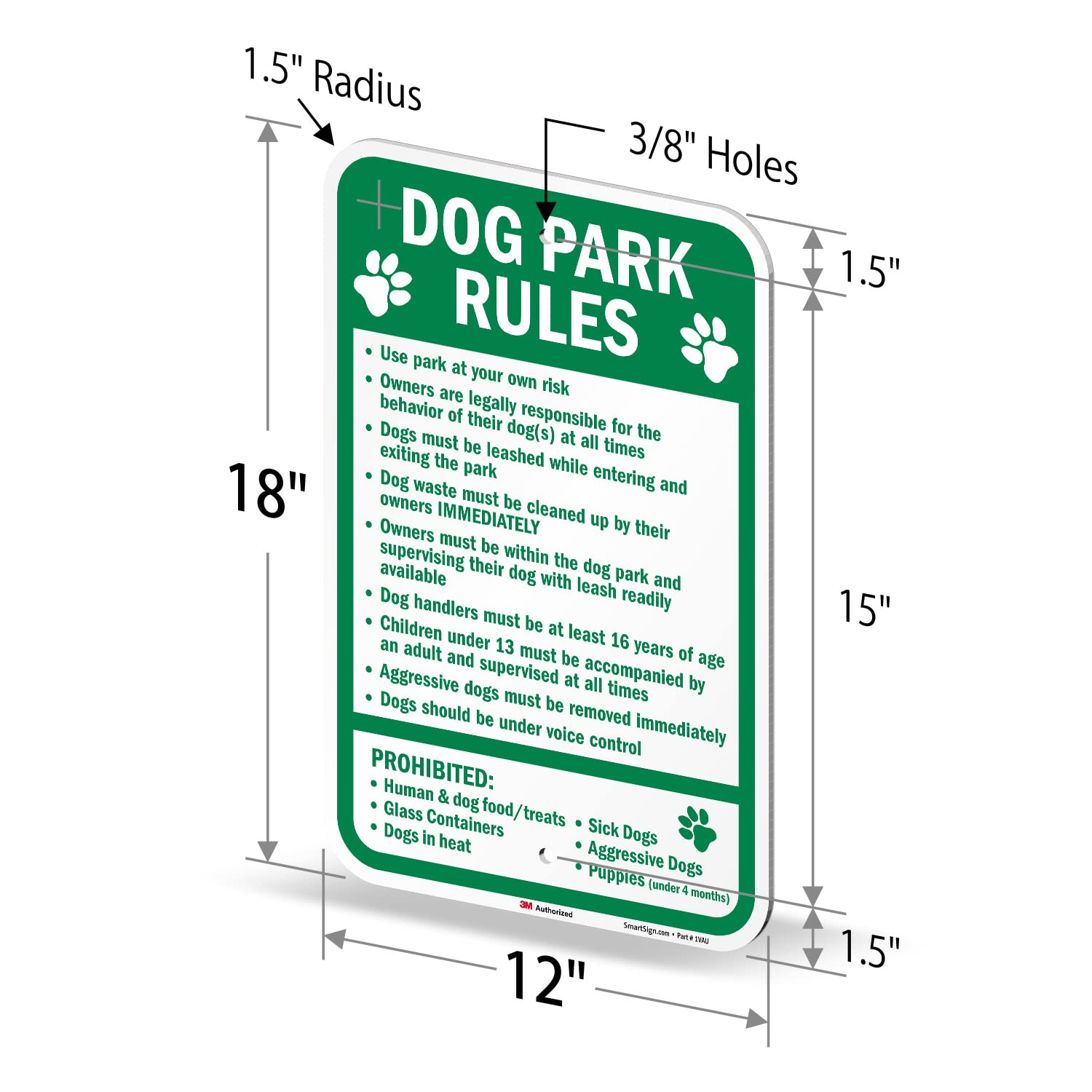 SmartSign durable outdoor sign resists sun and rain for long-term use