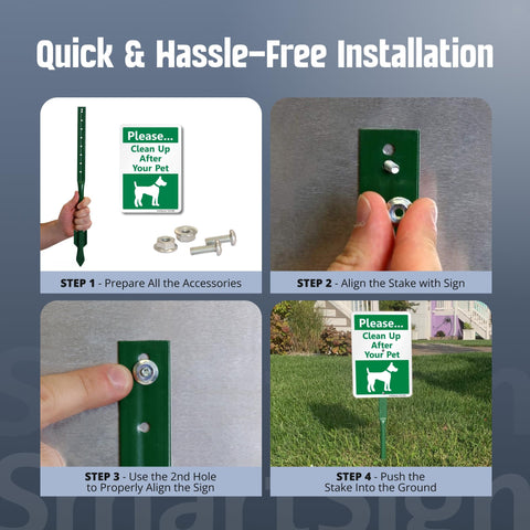 SmartSign easy installation without special tools in minutes.