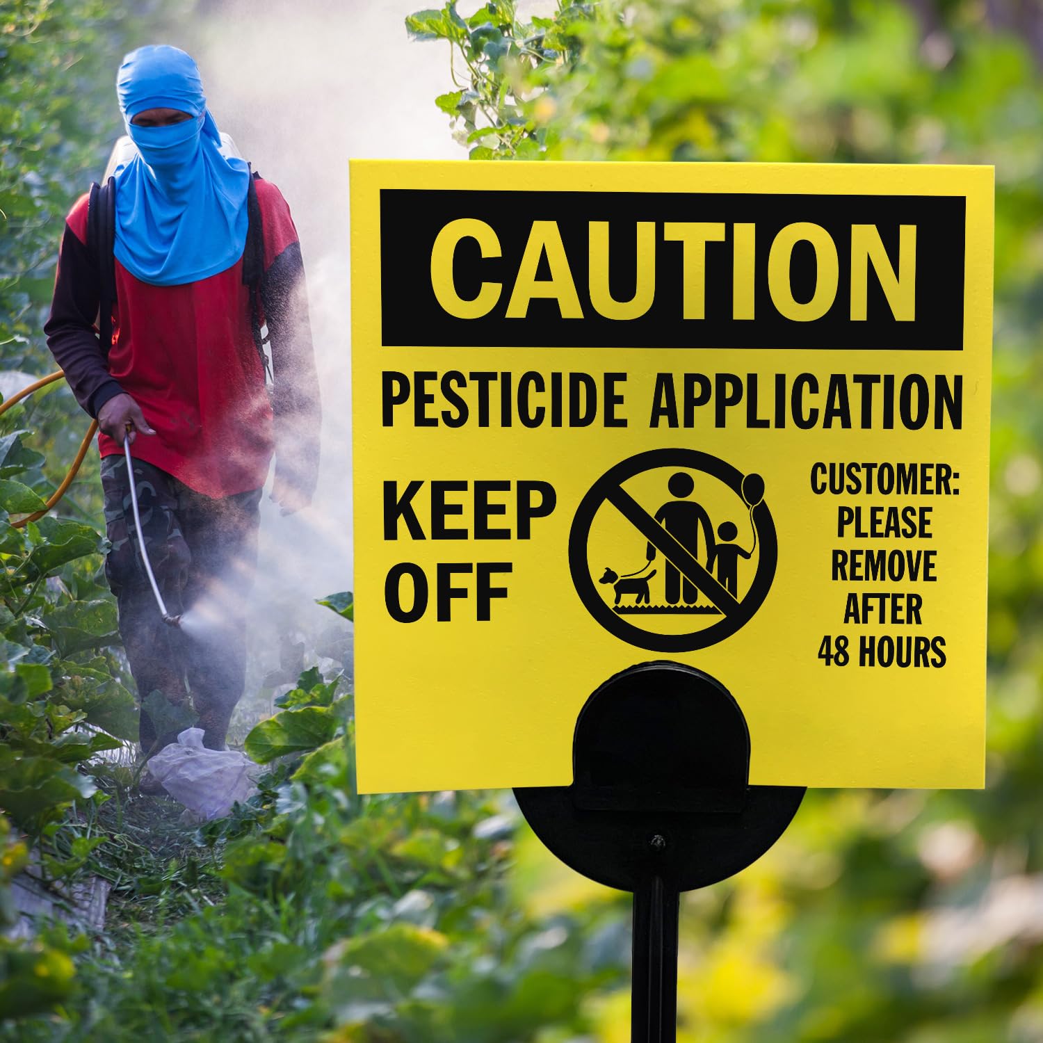SmartSign HDPE 16mil material ensures weather resistance for outdoor displays.