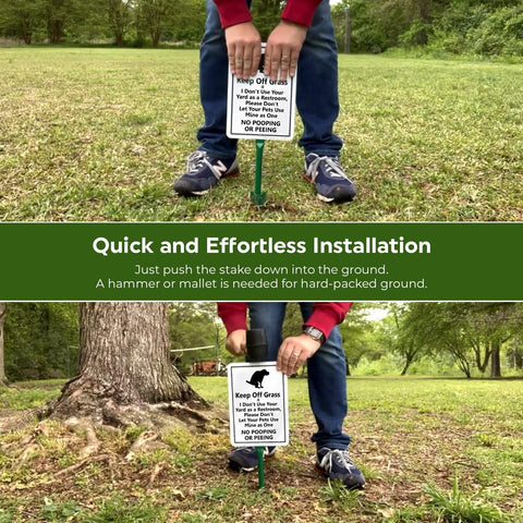 SmartSign heavy-duty aluminum sign resists bending in outdoor settings.