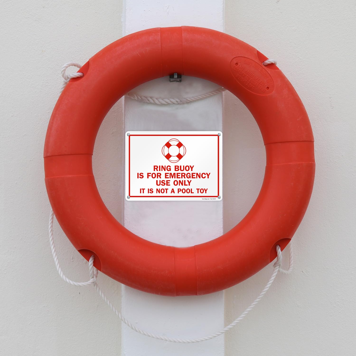 SmartSign laminated protection preserves graphics against weather and graffiti.