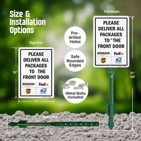 SmartSign laminated graphics resist weather and fading for durable messaging