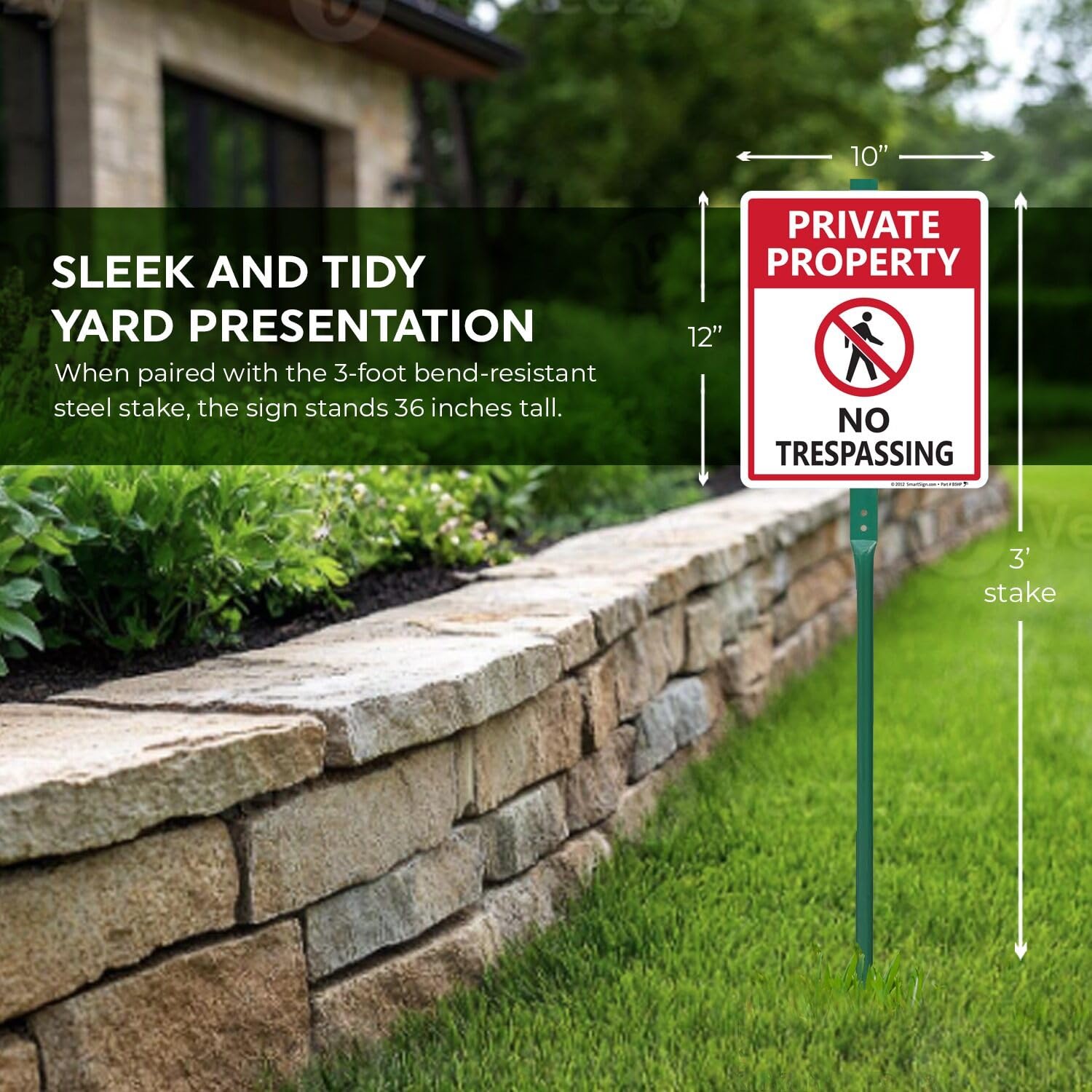 SmartSign laminated graphics resist weather and graffiti for durability