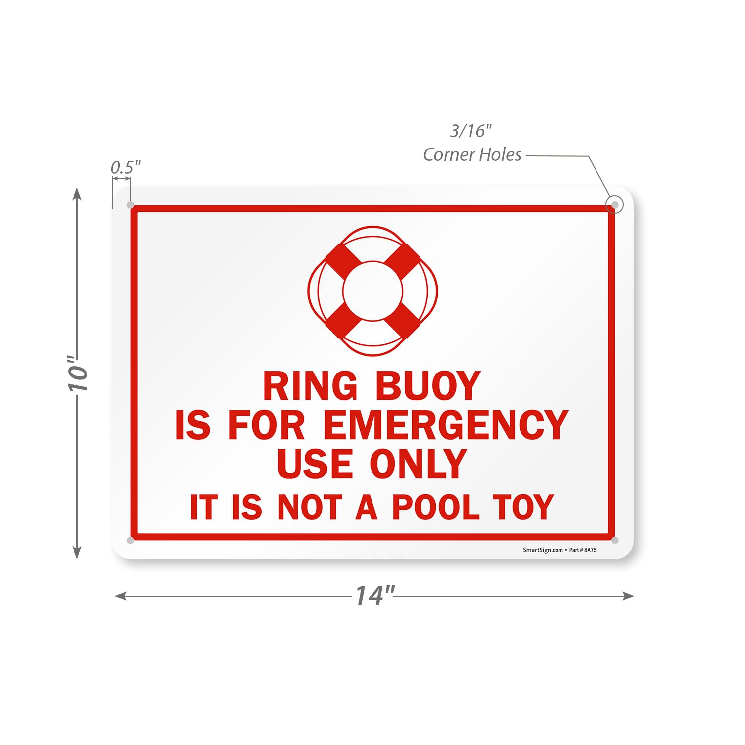 SmartSign made in USA sign ensures high quality and reliability.