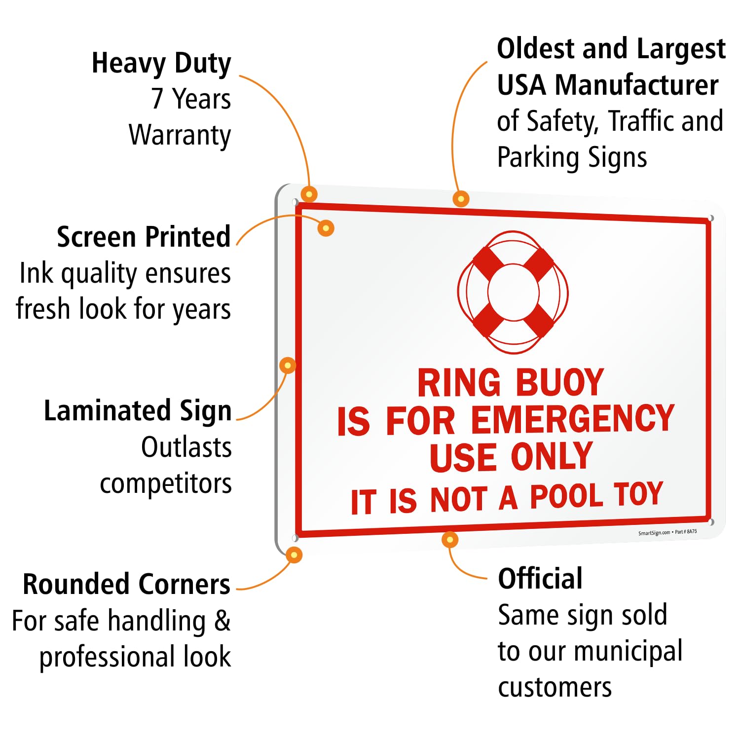 SmartSign 10x14 inch pack clearly shows the included sign.