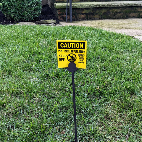 SmartSign 20-pack with stakes supports organized area control.