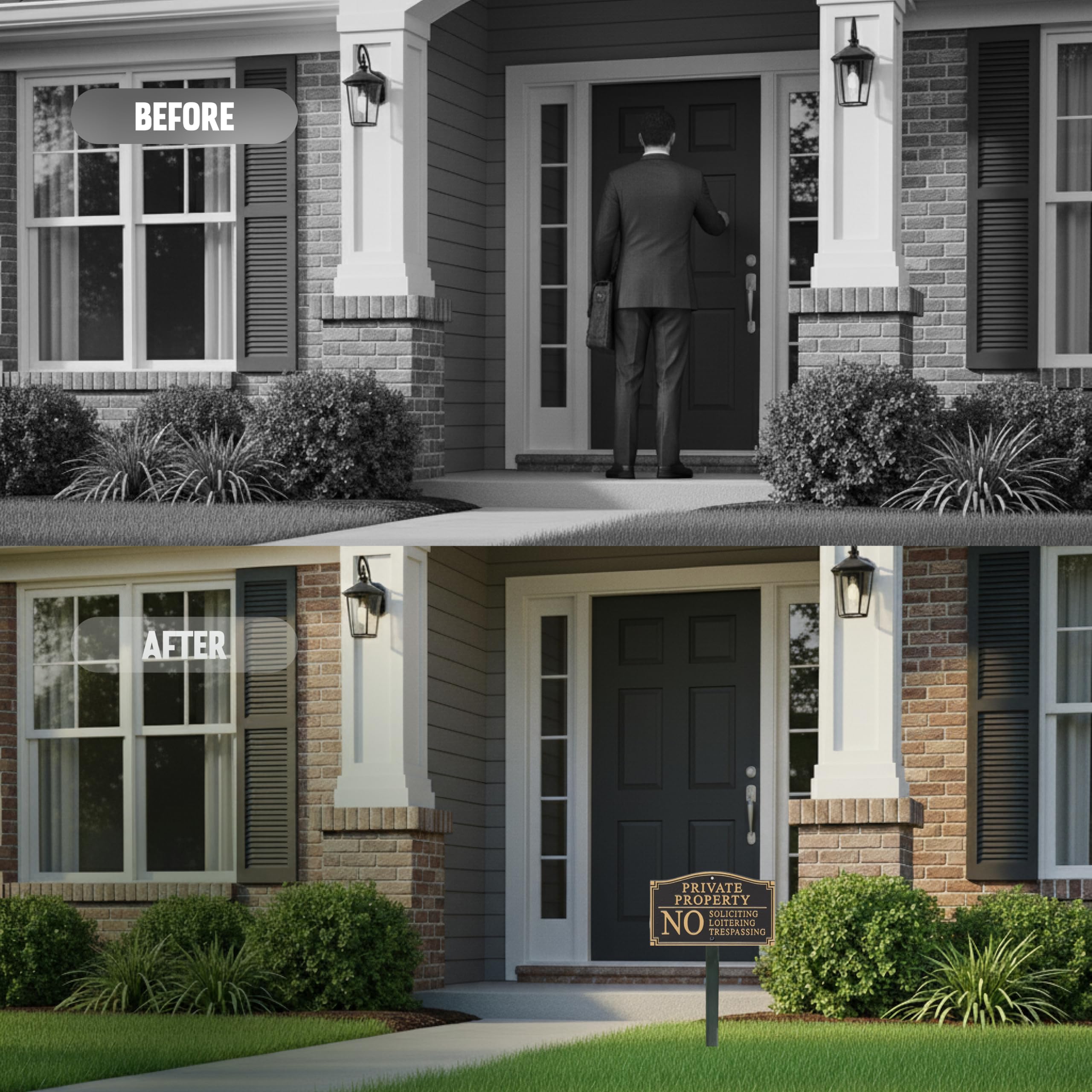 SmartSign architectural design enhances readability and yard appeal