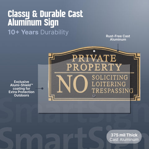 SmartSign sign with 18-inch stake installed in lawn for easy setup and durable display