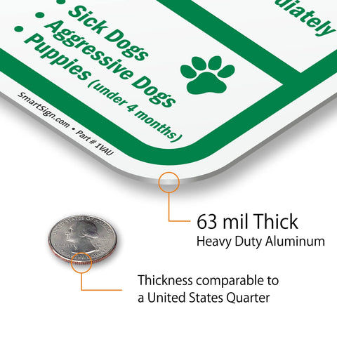 SmartSign pre-punched holes simplify mounting on common posts