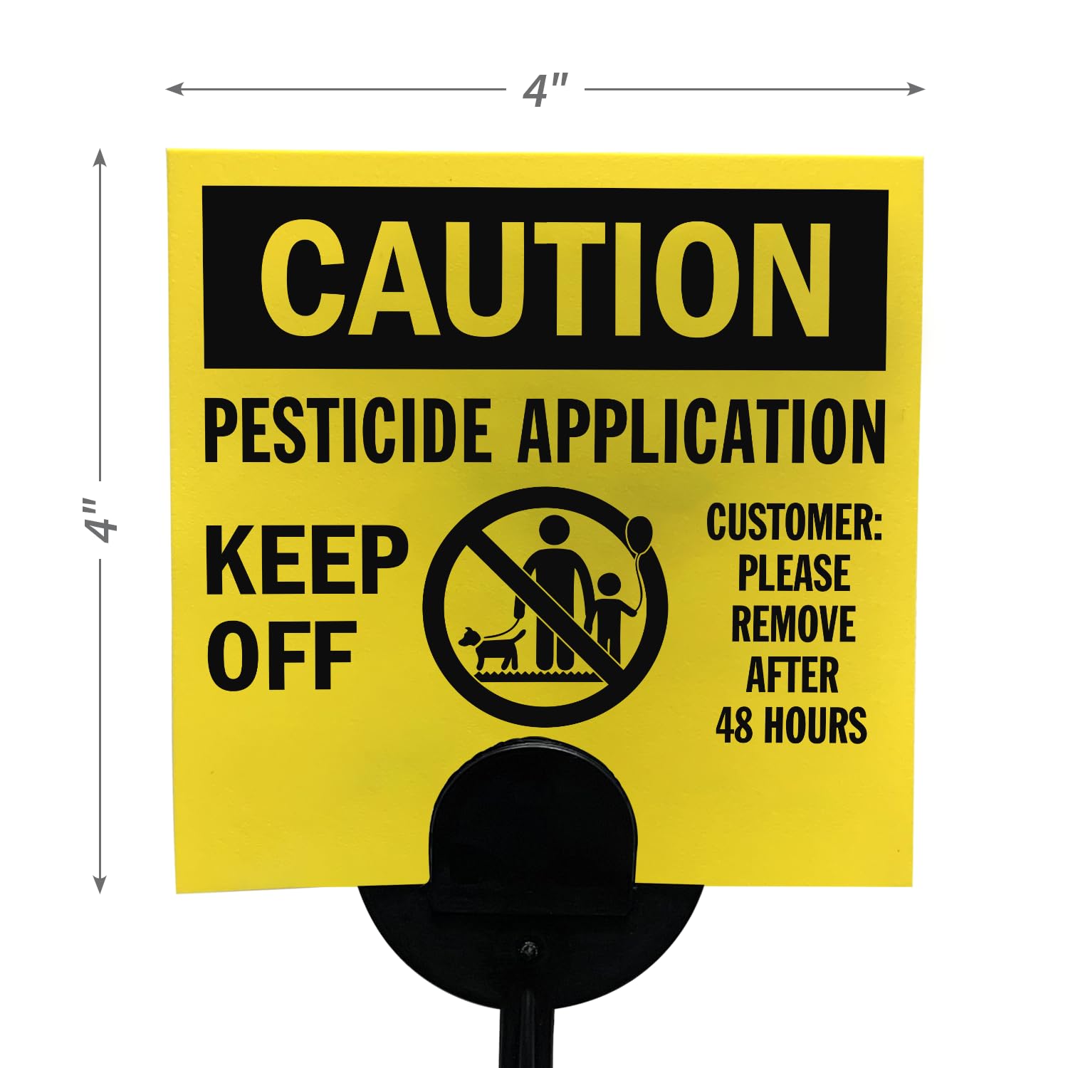 SmartSign screen-printed finish provides sharp, durable visibility.