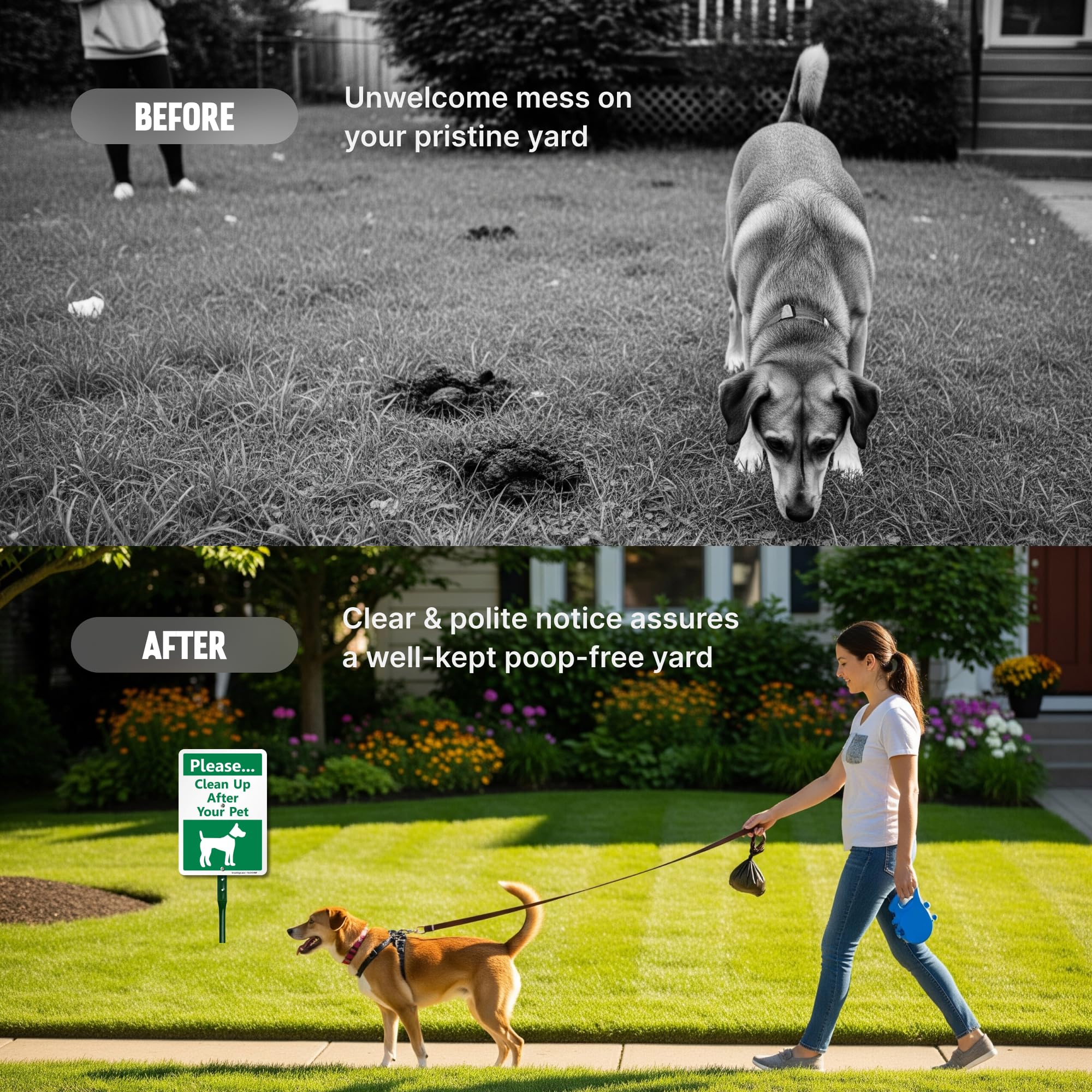 SmartSign USA made yard sign reflects decades of sign expertise.