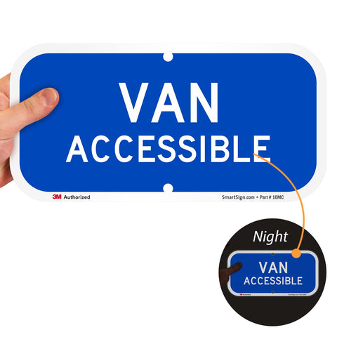 SmartSign Van Accessible Sign offers outdoor durability and reliable performance.