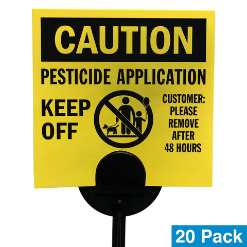 SmartSign warning sign suitable for farms, nurseries, and greenhouses.