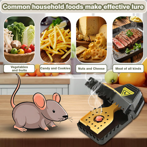 SMD35 indoors outdoors mousetrap versatile for kitchens, sheds, or attics.