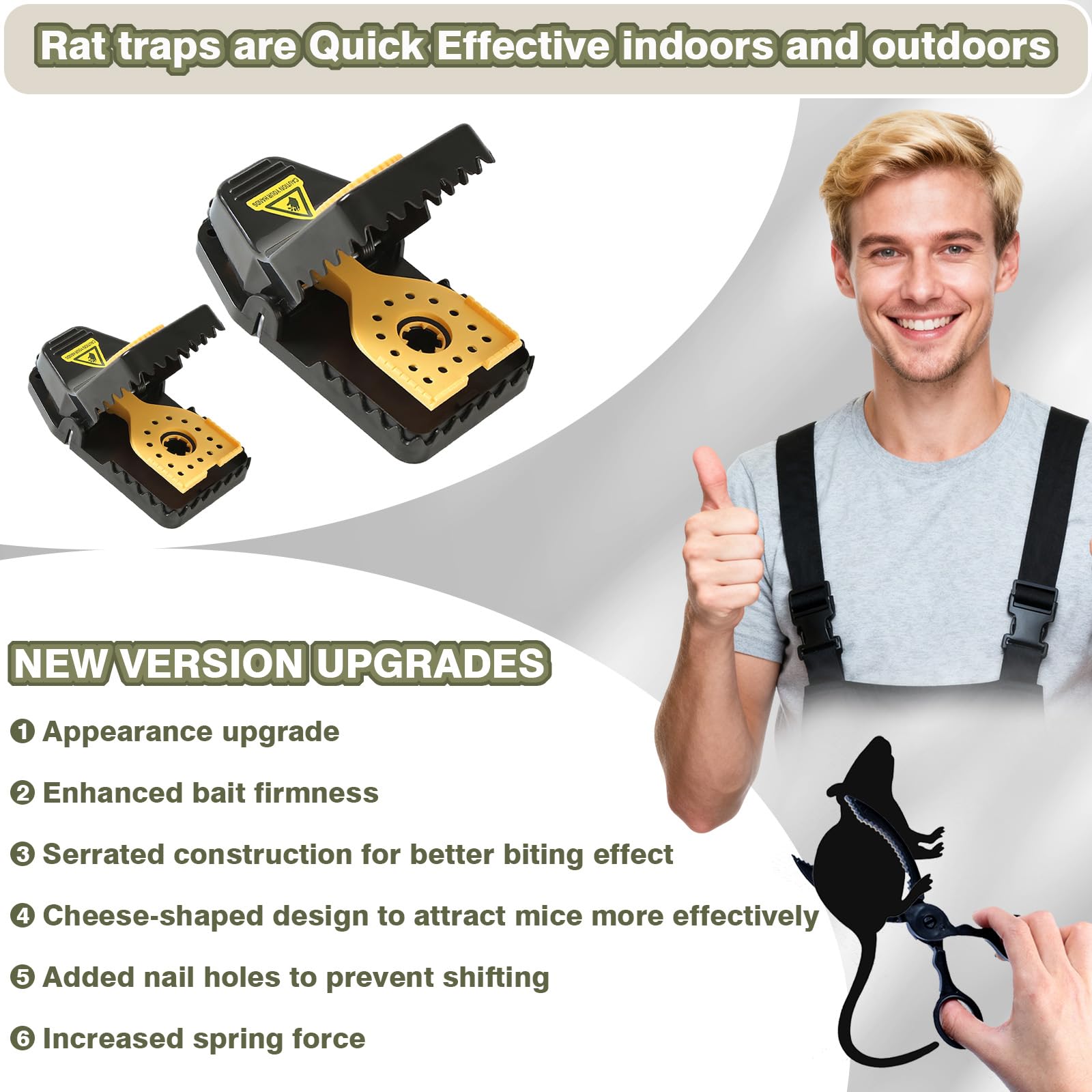 SMD35 long-lasting reusable trap saves money over time.